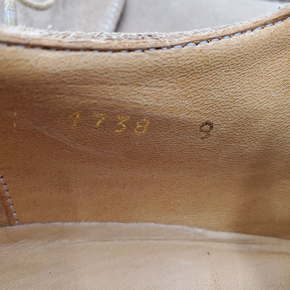 NEW To Boot New York Adam Derrick Italy Men 8 Tan Brown Suede Dress Shoe Oxfords - Picture 12 of 15